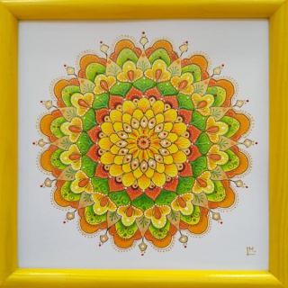 "Narciline" - Mandala Svěžesti, optimismu a otevřenosti